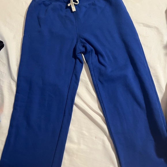 NWOT Lands end cobalt blue uniform gym sweatpants - Picture 1 of 2